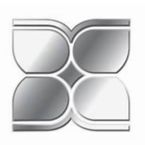 BCBG Max Azria Grey Leather Peep Toe Wedges Silver Studded Accents - Picture 7 of 9